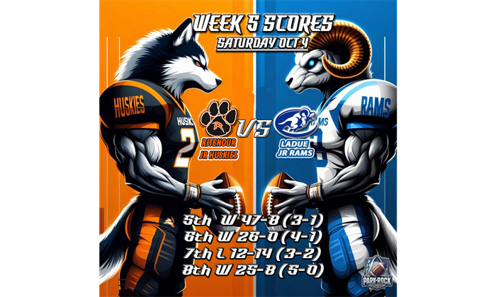Jr Huskies handle the Jr Rams